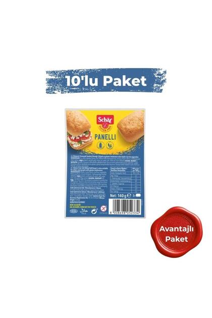 Glutensiz Panelli Ekmek 10 lu Paket