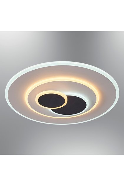1435-06 Futura 48cm Armatür (3 Renk Led+kumandalı) Beyaz Renk