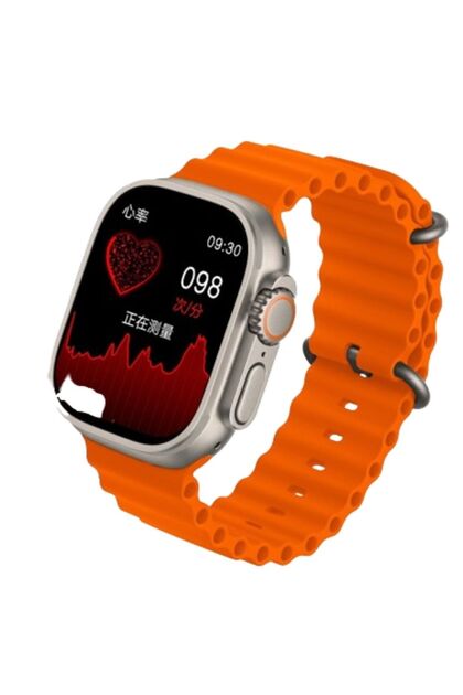 Ceas inteligent SmartWatch Ultra Plus, Portocaliu