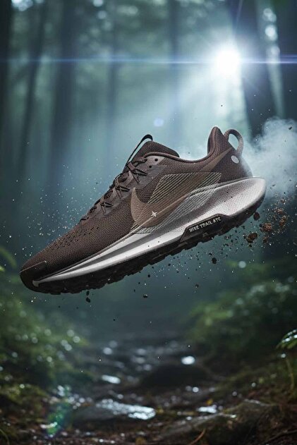 Nike Reactx Pegasus Trail 5 Erkek Kahverengi Koşu Ayakkabısı