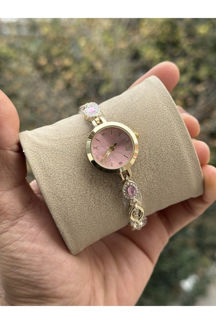 Special Design Stone Cord Luxury Crystal Glass Women's Wristwatch