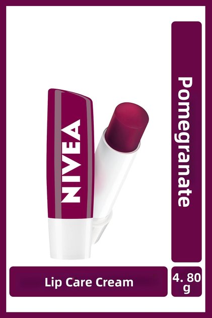 Blackberry Colored Moisturizing Lip Care Cream 4.8Gr, Light Burgundy Shine, Gloss