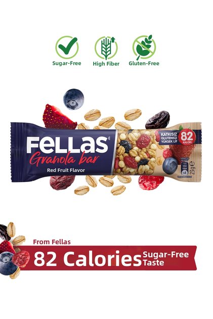 Red Fruit Granola Bar (23 g) X 12 Pieces