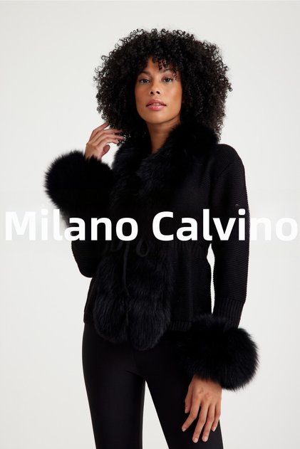 Furry Knitwear Cardigan