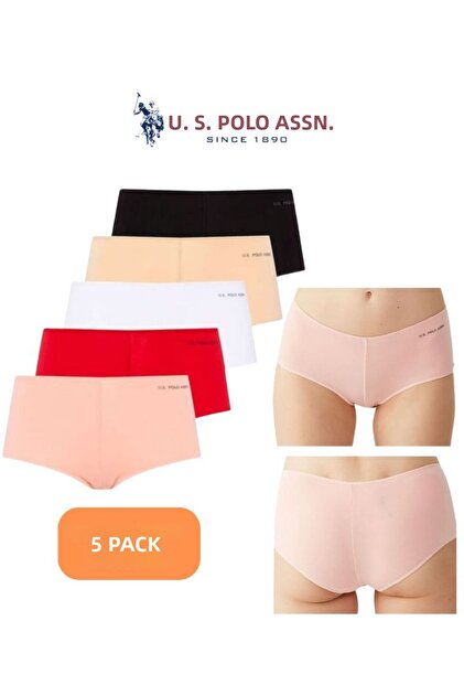 Women'S, Licensed, Uspa, Color, Comfort, 47% Modal, 47% Cotton, 6% Elastane, Bristle Elastic 5 Shorts