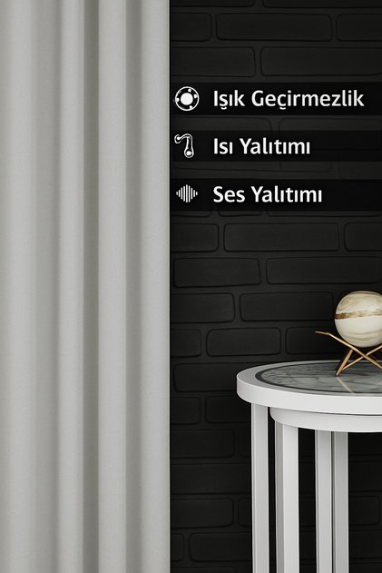 Lüks 1. Sınıf Taşrengi Blackout Fon Perde - Işık Geçirmez, Ekstraforlu Karartma, Özel Dikim