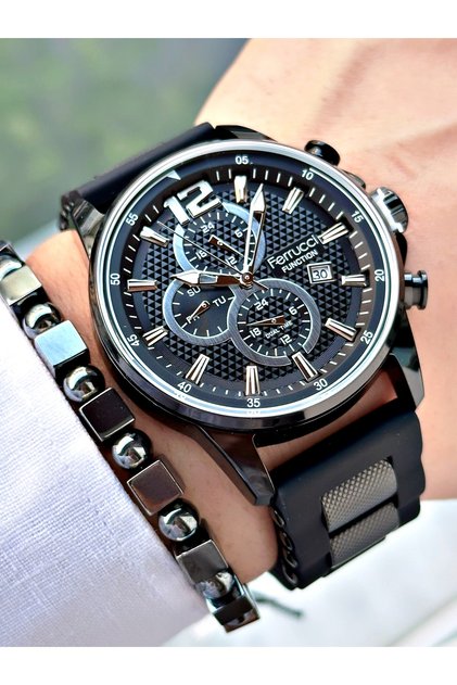 Function Silicone Men's Wrist Watch