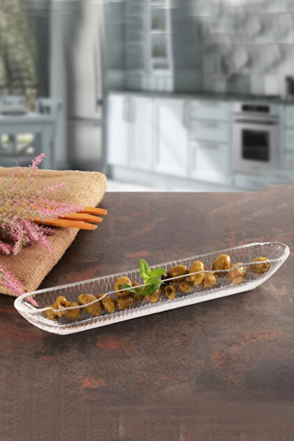 Paşabahçe Zeytin Tabağı,Hurma Sunum Tabağı İkramlık Hurmalık