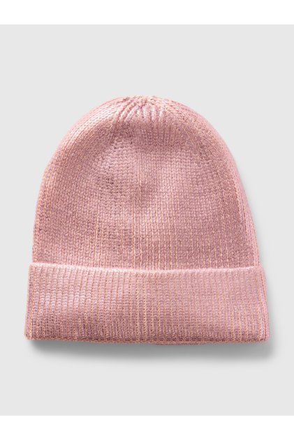 Kız Çocuk Pembe Metalik Bere