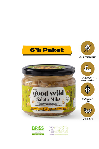 THE GOOD WİLD Filizlendirilmiş Fermante Salata Miks | Yemeye Hazır