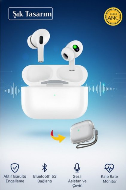 Air Pro 3 Premium ANC Çeviri Bluetooth Kulaklık (KILIF HEDİYELİ)
