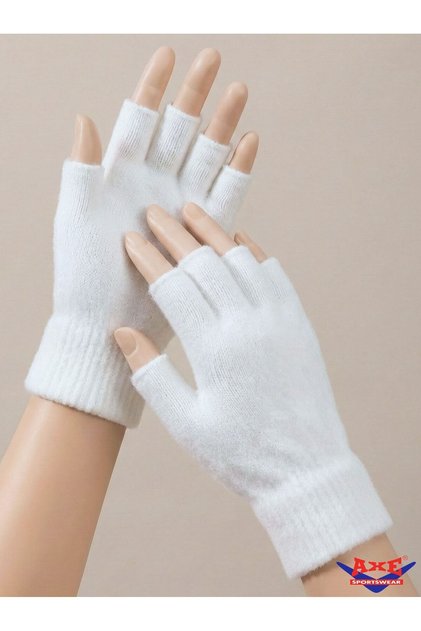Kışlık Yumuşak Dokulu Parmaksız Kesik Yarım Parmak Peluş Rahat Kullanım Lüx Eldiven Glove