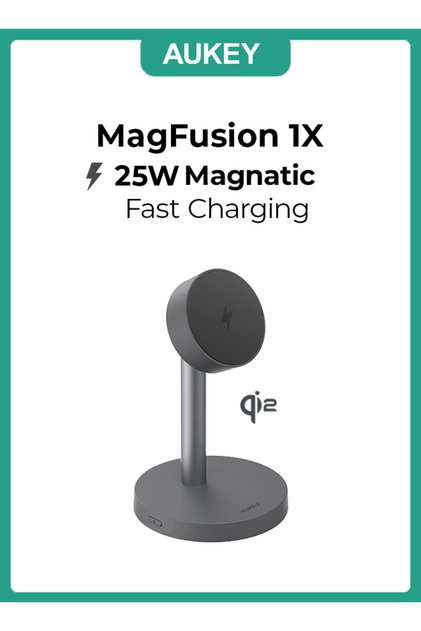 MagFusion 1X Qi2.2 25W Magnatic Fast Wireless iPhone Charging Station LC-MC111