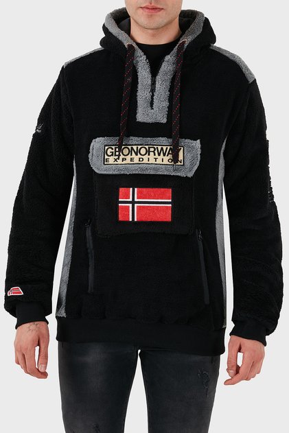 Cotton Soft Textured Cold Resistant Hooded Fleece Men's Polar Gymclass She
