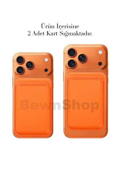 bewn iPhone için MagSafe özellikli Mikro Dokuma Cüzdan Kozmik