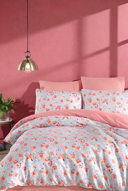 Double Duvet Cover Set with Fitted Sheet