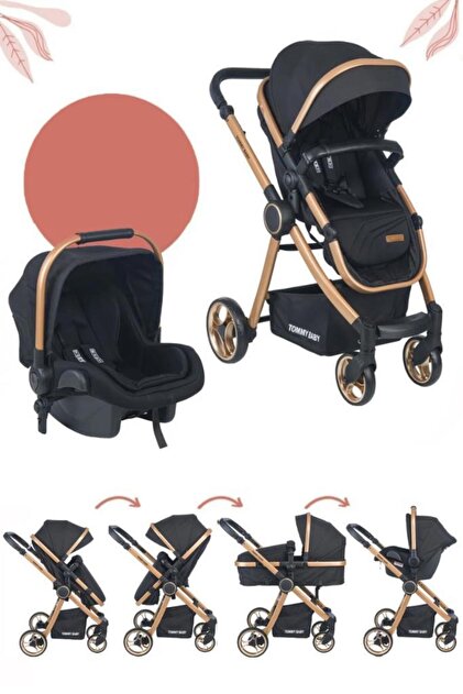 Tommybaby Toranto Gold Vip Travel Sistem Bebek Arabası + Puset
