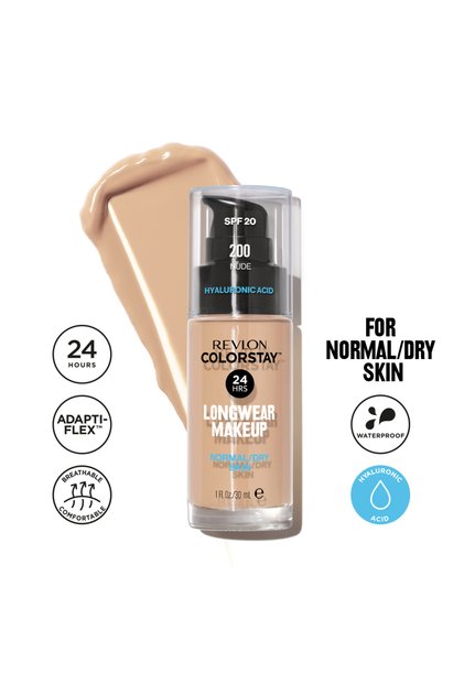 ColorStayâ„¢ Longwear Makeup for Normal/Dry Skin, SPF 20, Nude 200