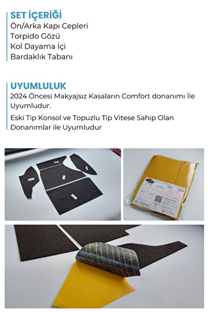 GRAFİCAR Hyundaı Tucson Nx4 Uyumlu Konfor Seti İç Trim Kumaş