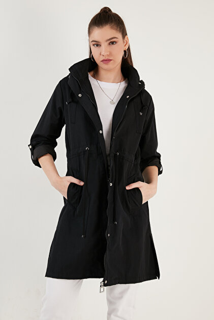 Lela Regular Fit Çıkarılabilir Kapüşonlu İnce Mevsimlik Mont MONT