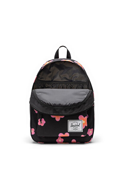 Herschel Classic Pink Flowers Unisex Siyah Sırt Çantası - Fiyatı