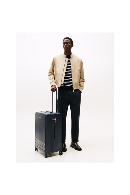 Suitcase Checked Orta Boy Valiz