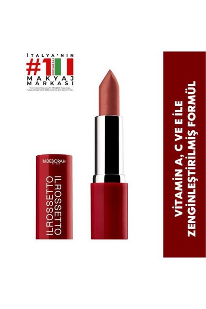 Milano No: 800 Natural Vitamin A,C Kahve Rosetto Klasik Ruj