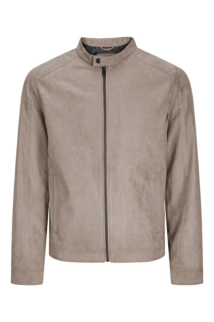 Jack & Jones Jack&Jones Dylan Clean Erkek Kahverengi Bisiklet Yaka