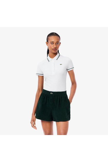 Tricou polo L.12.D Slim Fit cu detalii decorative - DF5284-00-FMB