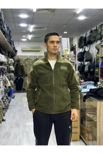 Bikatex Taktik Dik Yaka Erkek Polar Mont Softshell Polar