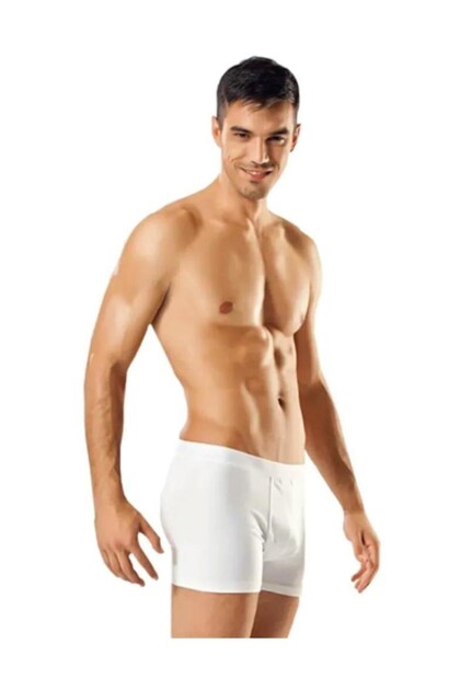 Pack of 6 0117 Combed Cotton Buttoned Quality Boxers