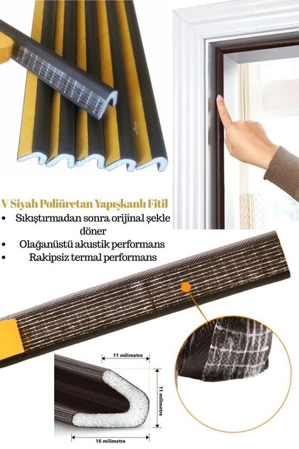 fenwick　FC60 BABAWİCK V Tipi Poliüretanlı Köpük Fitil, Kapı Pencere Contası