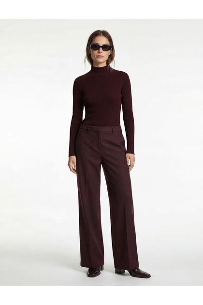 X Selected by Melis Ağazat - Long Sleeve High Neck Knit Sweater