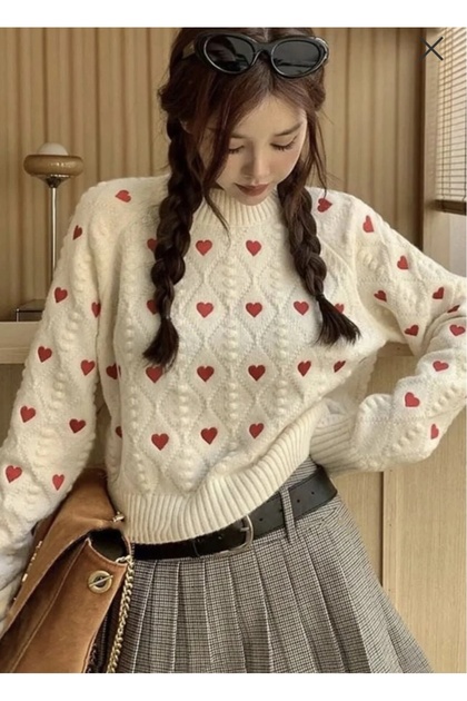 Women's embroidered sweater