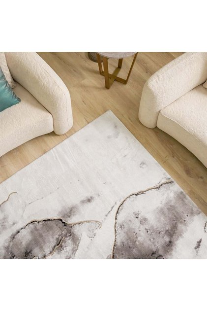 Galeria Lux Modern Rug Area Rug Floor Covering 200x300cm-Grey White 231300472291