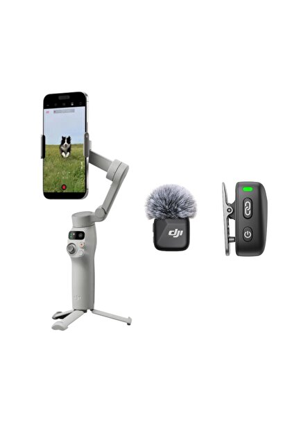 DJI Osmo Mobile 7 + Mic Mini Transmitter - Profesyonel Mobil Çekim