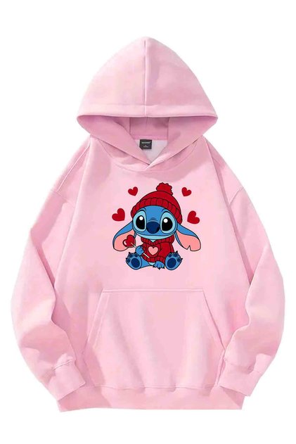Unisex Hooded Sweatshirt Stitch Printed Sweatshirt