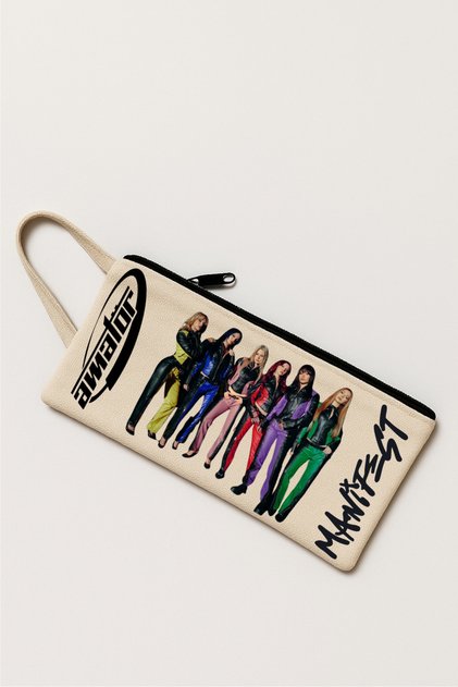 Manifest Group Amateur Song Designed Premium Printed Pen Holder, Hand Bag, Makeup Bag