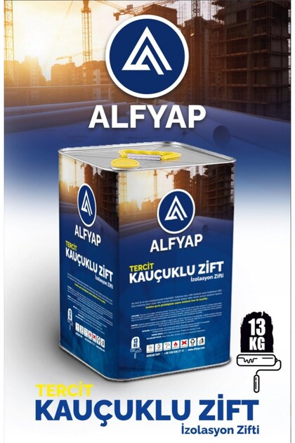 ALFYAP Kauçuklu Zift İzolasyon Zifti 13 Kg - Fiyatı, Yorumları