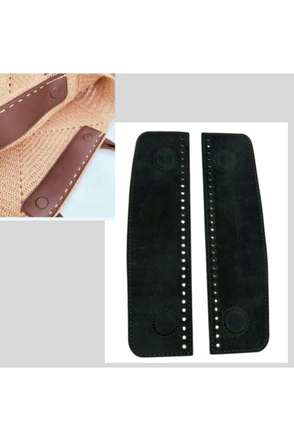 Real Leather Hidden Magnetic Snap Crazy Green