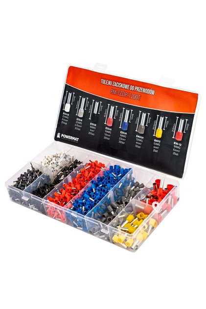 Set de ferule de sertizare PM-TZDP-1200T, 1200 buc, PM 1409