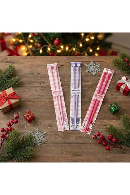 SANRIO Lisanslı Hello Kitty ve Arkadaşları Mini Chopstick - Fiyatı