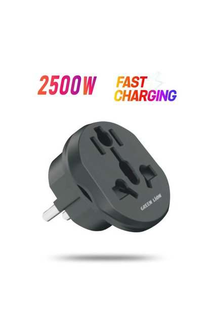 Universal EU Plug Converter – 2500W Multi-Country Travel Adapter with 10A Fast Charge