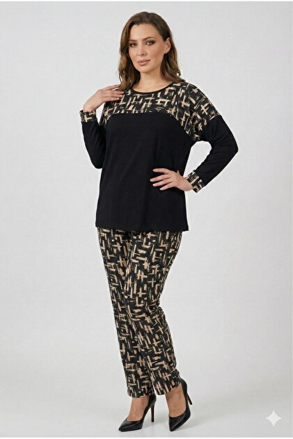 Plus Size Viscose Combed Cotton Fabric Suit