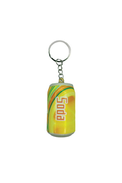 Squishy Soda Pop Keychain Yellow