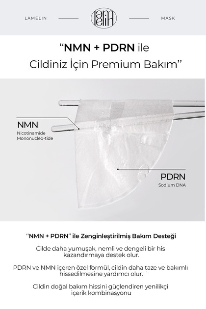 Lamelin NMN VE PDRN İçeren Yoğun Bakım Maskesi NMN+ PDRN BIOTOX