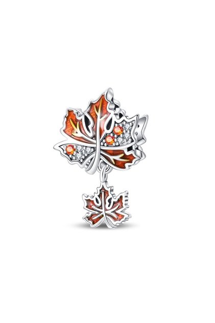 PAC1348 925 Sterling Silver Autumn Harvest Series Squirrel Maple Leaf Pumpkin Charms Pendants Fit 92