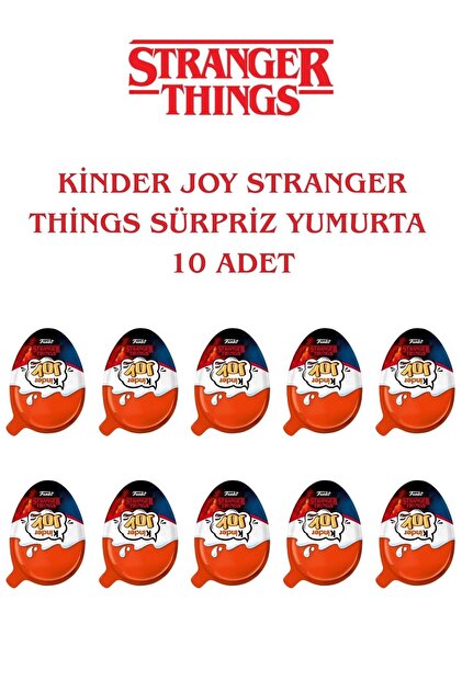 Kinder Joy Stranger Things Sürpriz Yumurta – 10 Adet - Fiyatı
