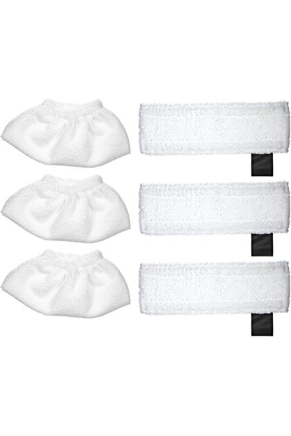 6 Pack Cleaning Cloth Set Replacement for Karchers SC2/ SC3/ SC4/ SC5 Microfiber Cloth Accessories