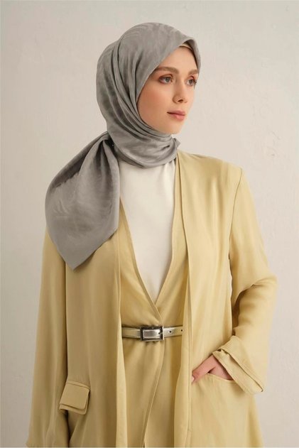 Pamora Scarf Stylish Modern Patterned Women's Scarf Blue